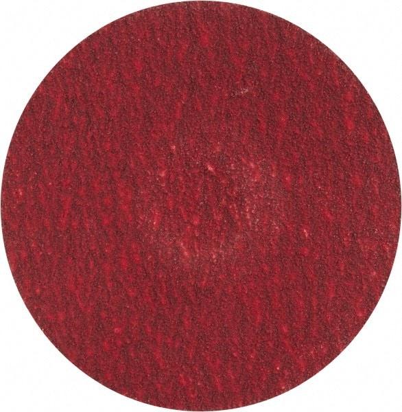 Merit Abrasives - 3" Disc Diam, 100 Grit, Ceramic Quick Change Disc - Type R Attaching System, Coated, Fine Grade, 20,000 RPM - Eagle Tool & Supply