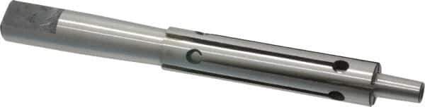 Interstate - 1/2 to 9/16" Grip, Expanding Lathe Mandrel - 1/2" Shank Diam, 2-1/2" Sleeve Length, 5" Arbor Length - Eagle Tool & Supply