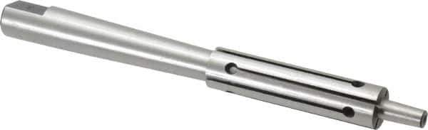 Interstate - 21/32 to 3/4" Grip, Expanding Lathe Mandrel - 21/32" Shank Diam, 2-3/4" Sleeve Length, 6" Arbor Length - Eagle Tool & Supply