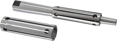 Interstate - 1 to 1-1/4" Grip, Expanding Lathe Mandrel - 1" Shank Diam, 4" Sleeve Length, 9" Arbor Length - Eagle Tool & Supply