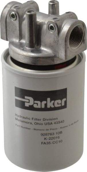 Parker - 3/4 NPTF, 10 Micron, Filter Assembly - Microglass - Eagle Tool & Supply