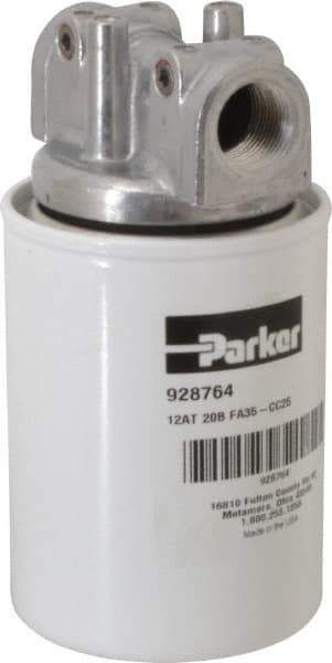 Parker - 3/4 NPTF, 20 Micron, Filter Assembly - Microglass - Eagle Tool & Supply