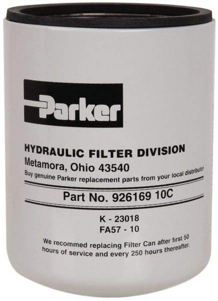 Parker - 1-1/4 Thread, Filter Element - Cellulose - Eagle Tool & Supply