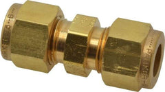 Parker - 3/8" OD, Brass Union - 2,300 Max Working psi, 5/8" Hex, Comp x Comp Ends - Eagle Tool & Supply