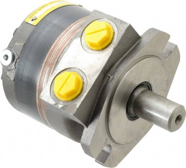 Parker - SAE Thread, 7/8-14" Port Size, 684 Max RPM, Bi Rotational, SAE A Mount Hydraulic Motor - 2,500 Max psi, 7.1 Cu In Displacement, 180°F Max - Eagle Tool & Supply