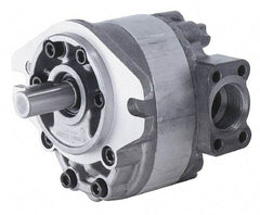 Parker - 2 GPM, 7/8-14 UNF-2B SAE Inlet Size, 2,500 RPM, 1/2" Shaft Diam, SAE AA Mount, Hydraulic Gear Pump - 2.04 GPM at 1,800 RPM, 4.08 GPM at 3,600 RPM, 2,500 psi Max Working Pressure, 7/8-14 SAE Port Size - Eagle Tool & Supply