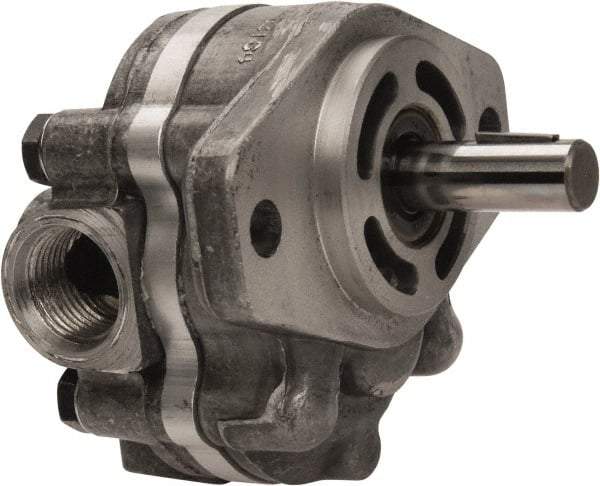 Parker - 1.3 GPM, 7/8-14 UNF-2B SAE Inlet Size, 2,500 RPM, 1/2" Shaft Diam, SAE AA Mount, Hydraulic Gear Pump - 1.31 GPM at 1,800 RPM, 2.62 GPM at 3,600 RPM, 2,500 psi Max Working Pressure, 7/8-14 SAE Port Size - Eagle Tool & Supply