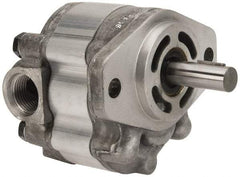 Parker - 5 GPM, 7/8-14 UNF-2B SAE Inlet Size, 2,000 RPM, 1/2" Shaft Diam, SAE AA Mount, Hydraulic Gear Pump - 4.99 GPM at 1,800 RPM, 9.99 GPM at 3,600 RPM, 2,000 psi Max Working Pressure, 7/8-14 SAE Port Size - Eagle Tool & Supply