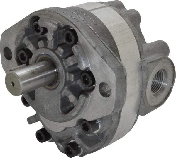 Parker - 9.2 GPM, 1-1/6-12 UNF-2B SAE Inlet Size, 2,500 RPM, 3/4" Shaft Diam, SAE A Mount, Hydraulic Gear Pump - 9.18 GPM at 1,800 RPM, 18.36 GPM at 3,600 RPM, 2,500 psi Max Working Pressure, 1-1/16-12 SAE Port Size - Eagle Tool & Supply