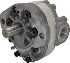 Parker - 9.2 GPM, 1-1/6-12 UNF-2B SAE Inlet Size, 2,500 RPM, 3/4" Shaft Diam, SAE A Mount, Hydraulic Gear Pump - 9.18 GPM at 1,800 RPM, 18.36 GPM at 3,600 RPM, 2,500 psi Max Working Pressure, 1-1/16-12 SAE Port Size - Eagle Tool & Supply