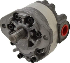 Parker - 11.5 GPM, 1-1/6-12 UNF-2B SAE Inlet Size, 2,500 RPM, 3/4" Shaft Diam, SAE A Mount, Hydraulic Gear Pump - 11.48 GPM at 1,800 RPM, 22.9 GPM at 3,600 RPM, 2,500 psi Max Working Pressure, 1-1/16-12 SAE Port Size - Eagle Tool & Supply