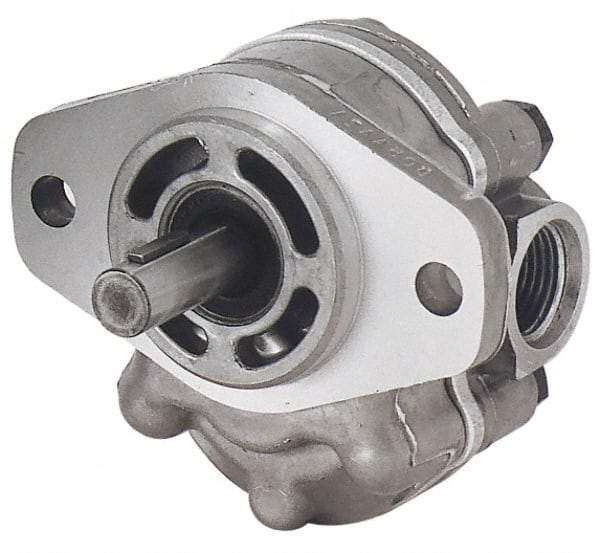 Parker - 16.7 GPM, 1-5/8-12 UNF-2B SAE Inlet Size, 2,500 RPM, 7/8" Shaft Diam, SAE B Mount, Hydraulic Gear Pump - 15.32 GPM at 1,800 RPM, 30.64 GPM at 3,600 RPM, 2,500 psi Max Working Pressure, 1-5/8-12 SAE Port Size - Eagle Tool & Supply