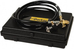 Parker - Accumulator Charging & Gauge Assembly - Pressure Gauge Not Included, Use with Hydraulic Accumulators - Eagle Tool & Supply