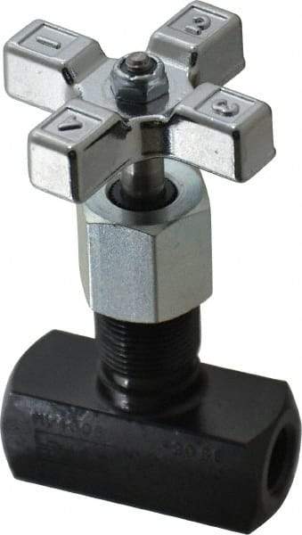 Parker - 5 GPM 1/4 Inlet Steel Hydraulic Control Valve - 1/4-18 Thread - Eagle Tool & Supply