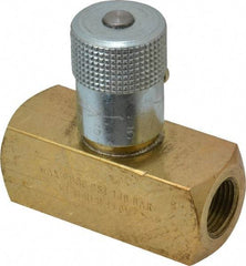 Parker - 8 GPM 3/8 Inlet Brass Hydraulic Control Valve - 3/8-18 Thread - Eagle Tool & Supply