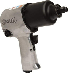 Sioux Tools - 1/2" Drive, 8,000 RPM, 425 Ft/Lb Torque Impact Wrench - Pistol Grip Handle, 1,200 IPM, 4 to 16.8 CFM, 1/4" NPT Inlet - Eagle Tool & Supply