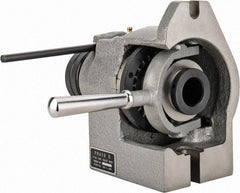 Phase II - 5C Compatible, 24 Increment, Horizontal & Vertical Standard Collet Indexer - 4-1/2" High Center, 1-1/8" Max Collet Capacity, Manual Operation - Eagle Tool & Supply