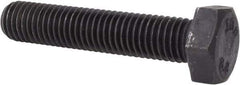 Value Collection - M12x1.75mm Metric Coarse, 60mm Length Under Head Hex Head Cap Screw - Fully Threaded, Grade 8.8 Steel, Uncoated, 19mm Hex - Eagle Tool & Supply