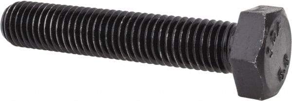 Value Collection - M12x1.75mm Metric Coarse, 65mm Length Under Head Hex Head Cap Screw - Fully Threaded, Grade 8.8 Steel, Uncoated, 19mm Hex - Eagle Tool & Supply