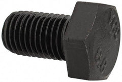 Value Collection - M12x1.50mm Metric Fine, 20mm Length Under Head Hex Head Cap Screw - Fully Threaded, Grade 8.8 Steel, Uncoated, 19mm Hex - Eagle Tool & Supply