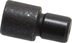 Gibraltar - 15/32" OAL, 1/4" Head Height, 1/4" OD, 52100 Steel, Unground, Press Fit Rest Button - Black Oxide Coating, 0.1885" Pin Diam - Eagle Tool & Supply