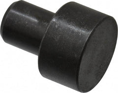 Gibraltar - 1-3/32" OAL, 1/2" Head Height, 7/8" OD, 52100 Steel, Unground, Press Fit Rest Button - Black Oxide Coating, 1/2" Pin Diam - Eagle Tool & Supply