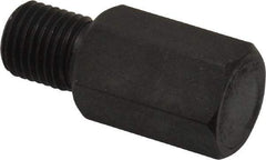 Gibraltar - 1-3/16" OAL, 3/4" Head Height, Low Carbon Steel, Threaded Rest Button - Black Oxide Coating, 3/8-24 Thread, 1/2" Hex - Eagle Tool & Supply