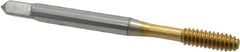 OSG - #10-24 UNC H5 Thread Limit Modified Bottoming Thread Forming Tap - Cobalt, TiN Finish, 2-3/8" OAL, 7/8" Thread Length, Right Hand Thread, Series HY-PRO NRT - Eagle Tool & Supply