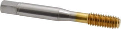 OSG - 5/16-18 UNC H3 Thread Limit Modified Bottoming Thread Forming Tap - Cobalt, TiN Finish, 2-23/32" OAL, 1-1/8" Thread Length, Right Hand Thread, Series HY-PRO NRT - Eagle Tool & Supply