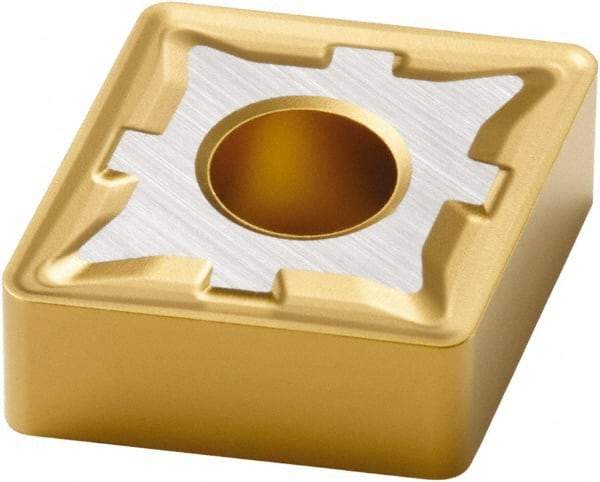 Seco - CNMG433 M5 Grade TP40 Carbide Turning Insert - TiC/TiCN/TiN Finish, 80° Diamond, 1/2" Inscr Circle, 3/16" Thick, 3/64" Corner Radius - Eagle Tool & Supply