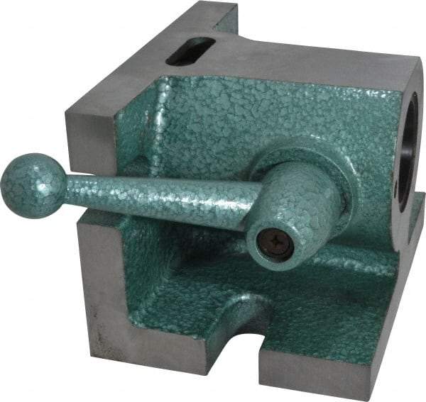 Interstate - Series 5C, 1/32 to 1-1/8" Collet Capacity, Horizontal/Vertical Standard Collet Holding Fixture - Manually Activated, 3-5/8" Base Diam Width, 4" High - Eagle Tool & Supply