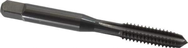 OSG - M16x2.00 Metric Coarse 6H 4 Flute Oxide Finish High Speed Steel Straight Flute Standard Hand Tap - Plug, Right Hand Thread, 3-13/16" OAL, 1-13/16" Thread Length, D7 Limit, Oversize - Exact Industrial Supply