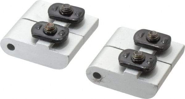 80/20 Inc. - Left Lift Off Hinge Long Pin Top Short Pin Bottom - Aluminum - Eagle Tool & Supply
