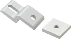 80/20 Inc. - 1" Wide, 9/16" High, Open Shelving Accessory/Component - Aluminum, 1.938" Deep, Use with Series 10 - Eagle Tool & Supply