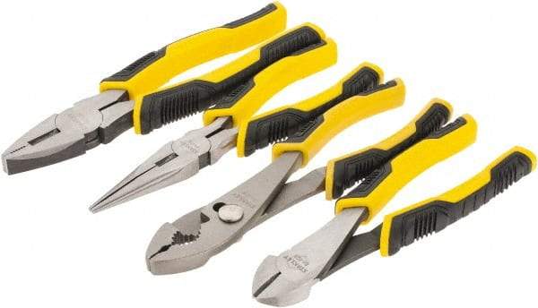 Stanley - 4 Piece Plier Set - Comes in Display Card - Eagle Tool & Supply