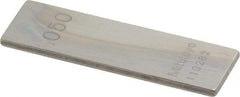 Mitutoyo - 0.05" Rectangular Steel Gage Block - Accuracy Grade 0, Includes Certificate of Inspection - Eagle Tool & Supply