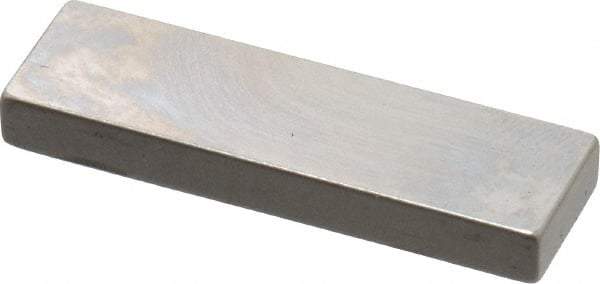 Mitutoyo - 0.136" Rectangular Steel Gage Block - Accuracy Grade 0, Includes Certificate of Inspection - Eagle Tool & Supply