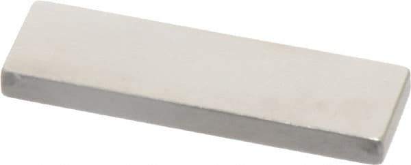 Mitutoyo - 0.11" Rectangular Steel Gage Block - Accuracy Grade 0, Includes Certificate of Inspection - Eagle Tool & Supply