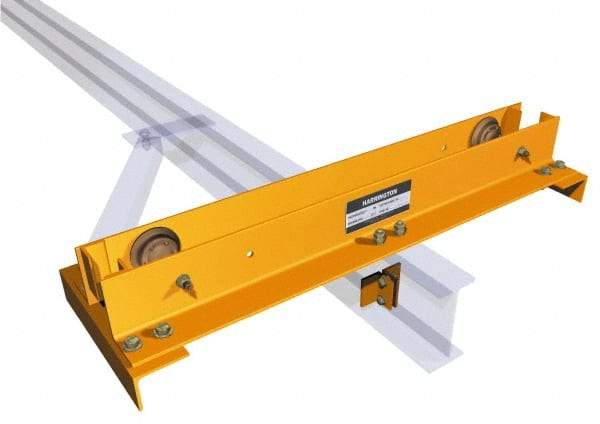 Harrington Hoist - 2,000 Lb Load Capacity, Truck Crane - End Truck - Eagle Tool & Supply
