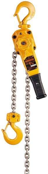 Harrington Hoist - 6,000 Lb Lifting Capacity, 5' Lift Height, Lever Hoist - Made from Chain, 1 Chain - Eagle Tool & Supply