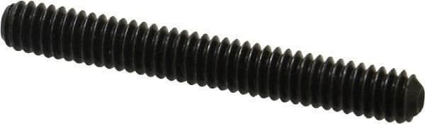 Holo-Krome - 1/4-20 UNC, 2" OAL, Cup Point Set Screw - Grade 8 Alloy Steel, 1/8" Key - Eagle Tool & Supply