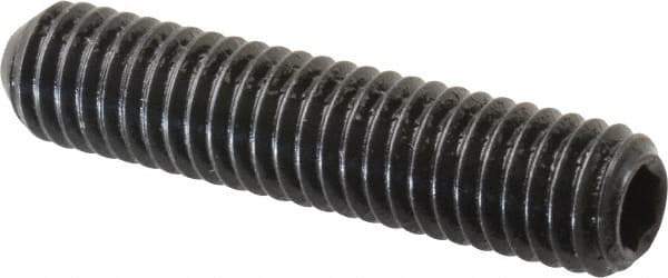 Holo-Krome - 3/8-16 UNC, 1-3/4" OAL, Cup Point Set Screw - Grade 8 Alloy Steel, 3/16" Key - Eagle Tool & Supply