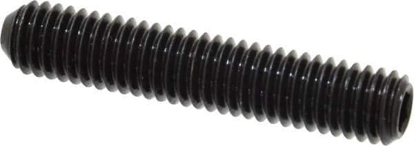 Holo-Krome - 3/8-16 UNC, 2" OAL, Cup Point Set Screw - Grade 8 Alloy Steel, 3/16" Key - Eagle Tool & Supply