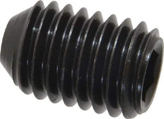 Holo-Krome - 1/2-13 UNC, 3/4" OAL, Cup Point Set Screw - Grade 8 Alloy Steel, 1/4" Key - Eagle Tool & Supply