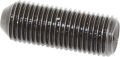 Holo-Krome - 3/8-24 UNF, 1" OAL, Cup Point Set Screw - Grade 8 Alloy Steel, 3/16" Key - Eagle Tool & Supply