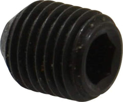Holo-Krome - 7/16-20 UNF, 1/2" OAL, Cup Point Set Screw - Grade 8 Alloy Steel, 7/32" Key - Eagle Tool & Supply