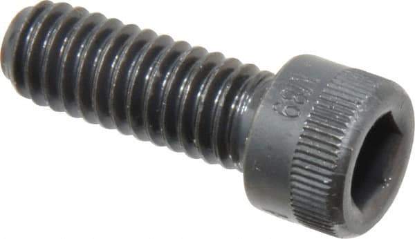 Made in USA - 5/16-18 UNC Hex Socket Drive, Socket Cap Screw - Alloy Steel, Black Oxide Finish, Fully Threaded, 7/8" Length Under Head - Eagle Tool & Supply
