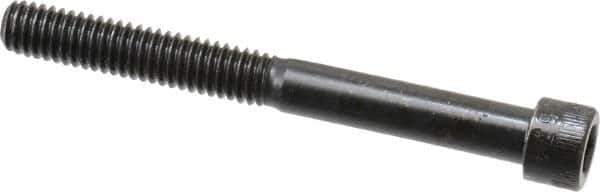 Made in USA - 5/16-18 UNC Hex Socket Drive, Socket Cap Screw - Alloy Steel, Black Oxide Finish, Partially Threaded, 3" Length Under Head - Eagle Tool & Supply