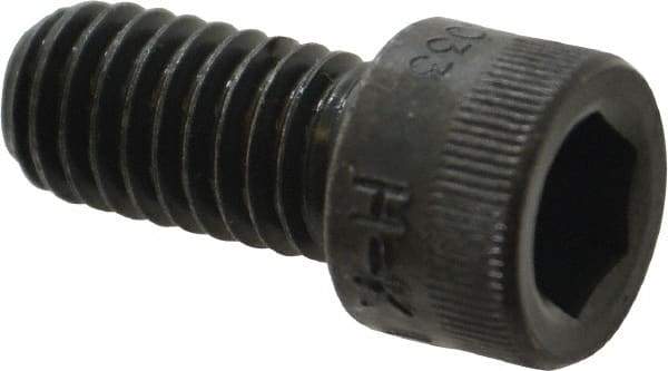 Made in USA - 3/8-16 UNC Hex Socket Drive, Socket Cap Screw - Alloy Steel, Black Oxide Finish, Fully Threaded, 3/4" Length Under Head - Eagle Tool & Supply