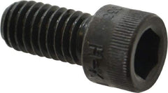 Made in USA - 3/8-16 UNC Hex Socket Drive, Socket Cap Screw - Alloy Steel, Black Oxide Finish, Fully Threaded, 3/4" Length Under Head - Eagle Tool & Supply